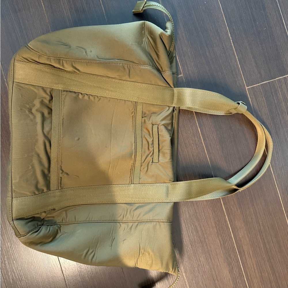 Dagne Dover Olive Green Tote with Dual Carry Handles - Picture 6 of 11